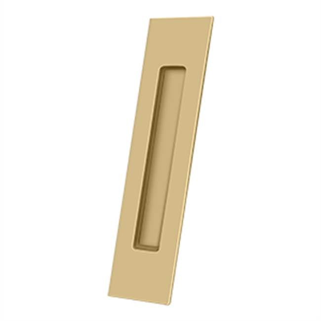 Deltana FP10225 Flush Pull, Rectangular, HD, 10 x 2-1/4 x 1/2, Solid Brass