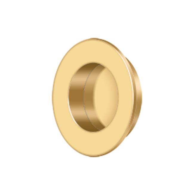 Deltana FP178 Flush Pull, Round, HD, 1-7/8, Solid Brass - Parent