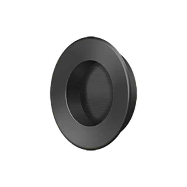Deltana FP178 Flush Pull, Round, HD, 1-7/8, Solid Brass