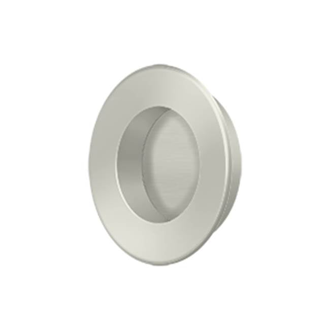 Deltana FP178 Flush Pull, Round, HD, 1-7/8, Solid Brass