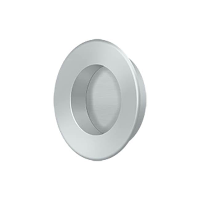 Deltana FP178 Flush Pull, Round, HD, 1-7/8, Solid Brass