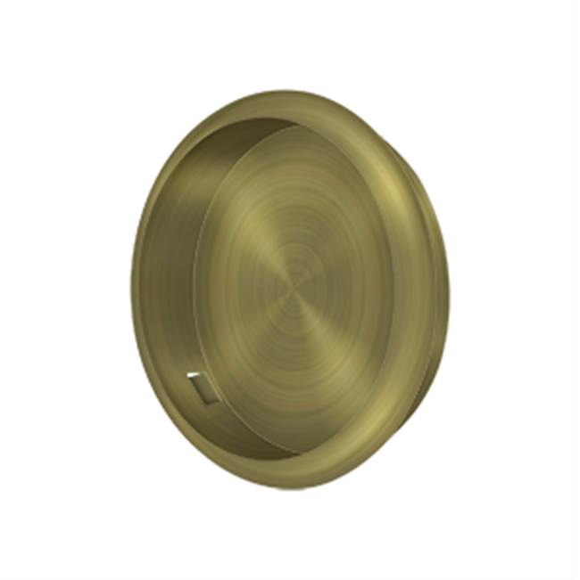 Deltana FP221R Flush Pull, Round, 2-1/2 Diam.