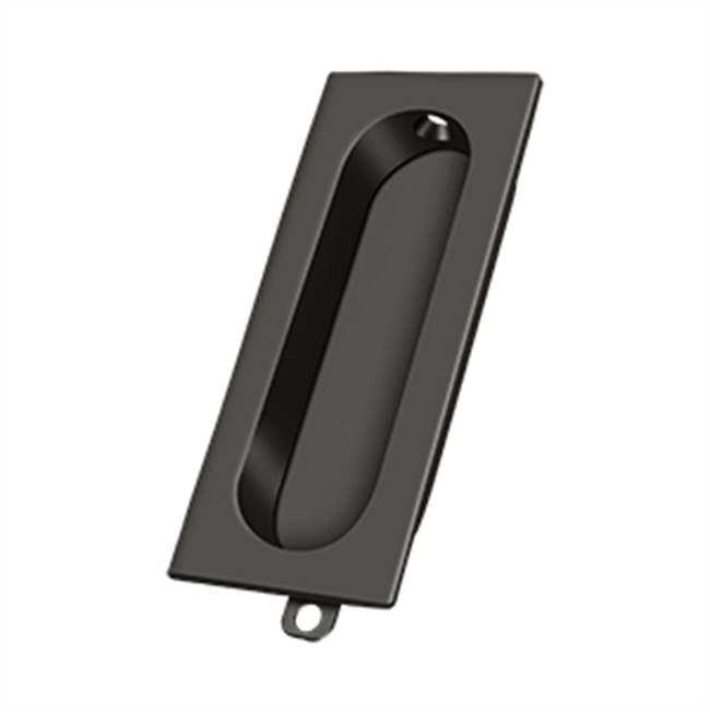 Deltana FP222 Flush Pull, Rectangle, 3-1/8 x 1-3/8 x 1/2