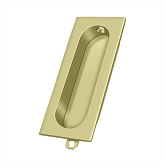 Deltana FP222 Flush Pull, Rectangle, 3-1/8 x 1-3/8 x 1/2