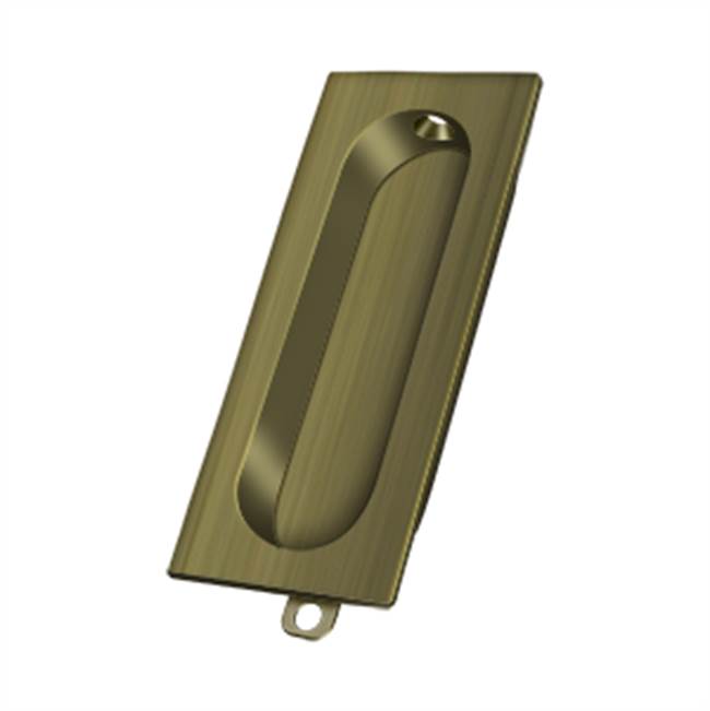 Deltana FP222 Flush Pull, Rectangle, 3-1/8 x 1-3/8 x 1/2