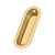 Deltana FP223 Flush Pull, Oblong, 3-1/2 x 1-1/4 x 3/8 - Parent