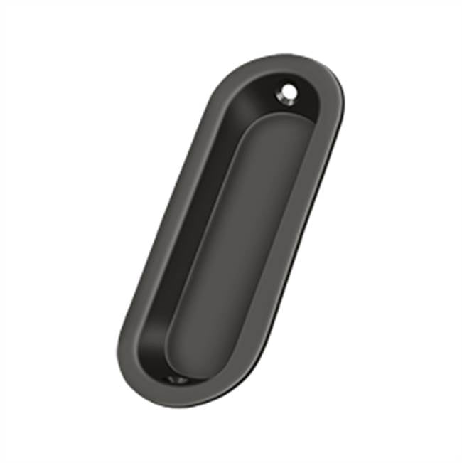 Deltana FP223 Flush Pull, Oblong, 3-1/2 x 1-1/4 x 3/8