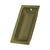 Deltana FP227 Flush Pull, Large, 3-5/8 x 1-3/4 x 1/2