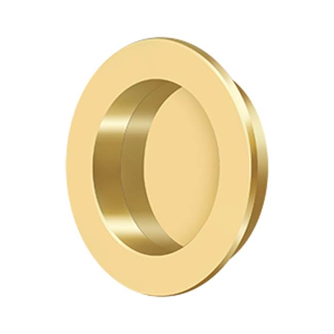 Deltana FP238 Flush Pull , Round, HD, 2-3/8, Solid Brass - Parent