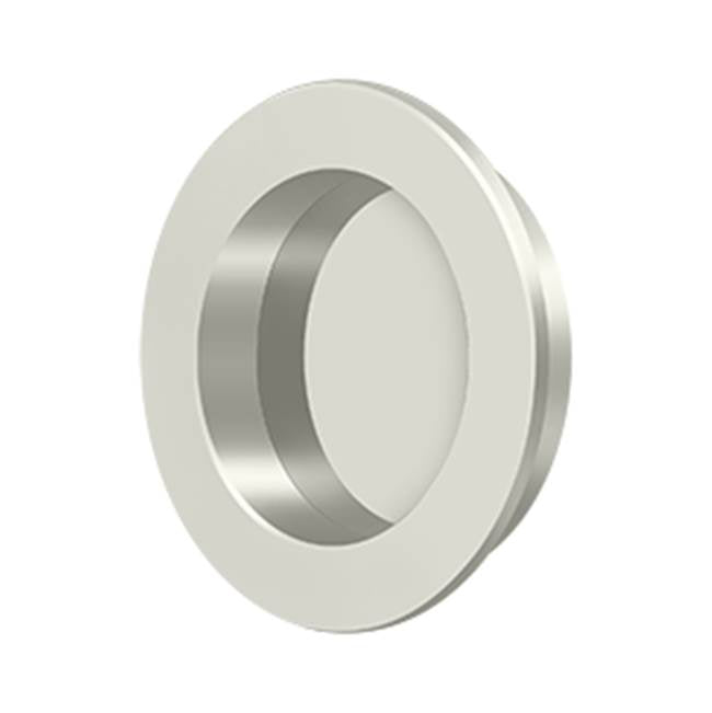 Deltana FP238 Flush Pull , Round, HD, 2-3/8, Solid Brass