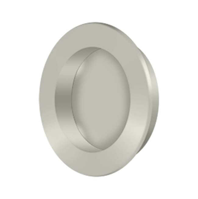 Deltana FP238 Flush Pull , Round, HD, 2-3/8, Solid Brass