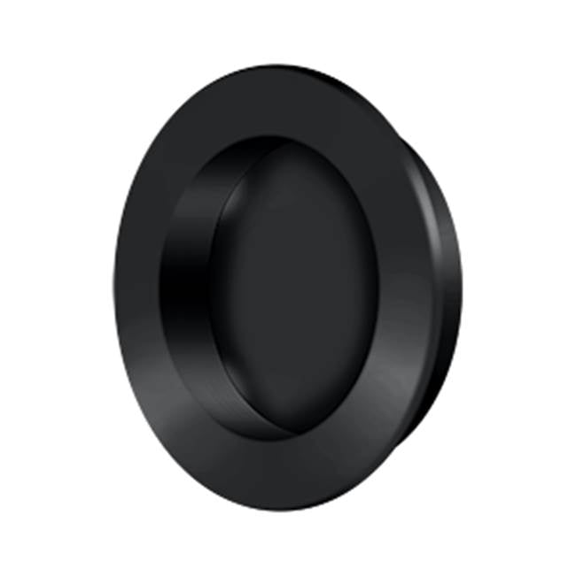 Deltana FP238 Flush Pull , Round, HD, 2-3/8, Solid Brass