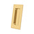 Deltana FP40 Flush Pull, Rectangular, HD, 4 x 1-7/8 x 7/16, Solid Brass - Parent