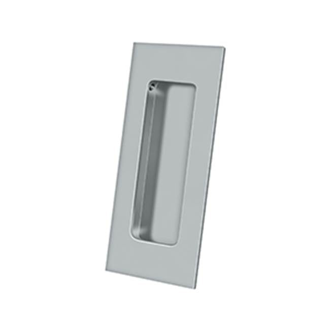 Deltana FP40 Flush Pull, Rectangular, HD, 4 x 1-7/8 x 7/16, Solid Brass