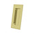 Deltana FP40 Flush Pull, Rectangular, HD, 4 x 1-7/8 x 7/16, Solid Brass