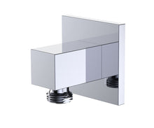 Load image into Gallery viewer, Fluid FP6001047 Square Brass Holder with Integral wall outlet