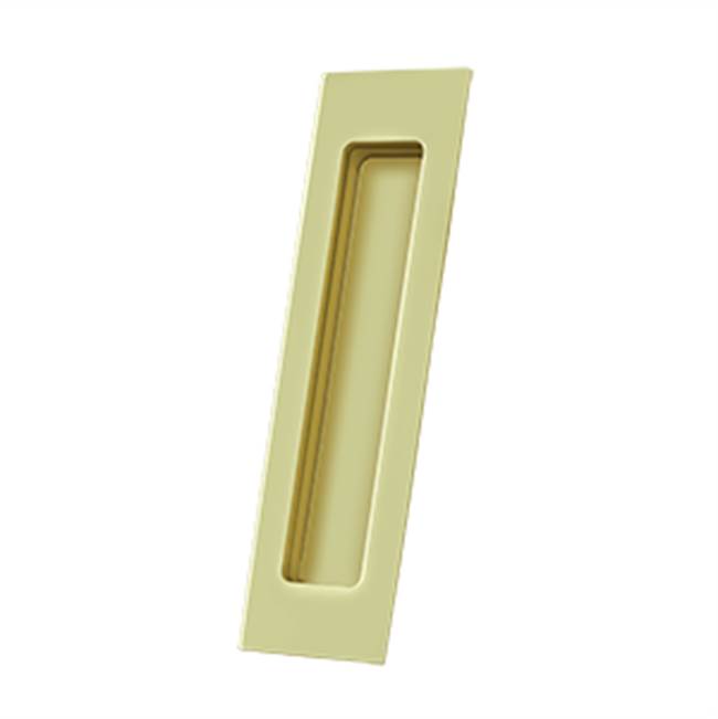 Deltana FP7178 Flush Pull, Rectangular, HD, 7 x 1-7/8 x 3/8, Solid Brass