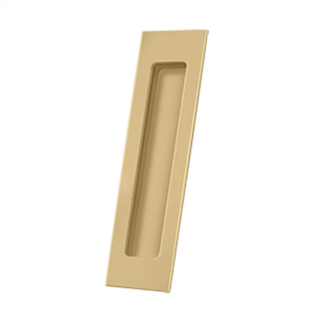 Deltana FP7178 Flush Pull, Rectangular, HD, 7 x 1-7/8 x 3/8, Solid Brass