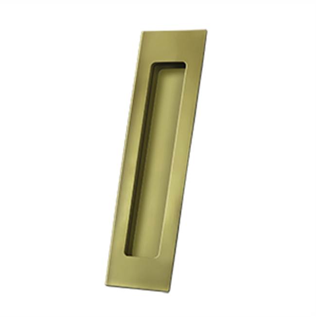 Deltana FP7178 Flush Pull, Rectangular, HD, 7 x 1-7/8 x 3/8, Solid Brass
