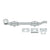 Deltana FPG10 10 Surface Bolt With  Off-set, HD