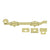Deltana FPG10 10 Surface Bolt With  Off-set, HD