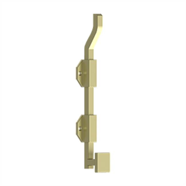 Deltana FPGM10 10 Modern Offset Surface Bolt, HD, Solid Brass
