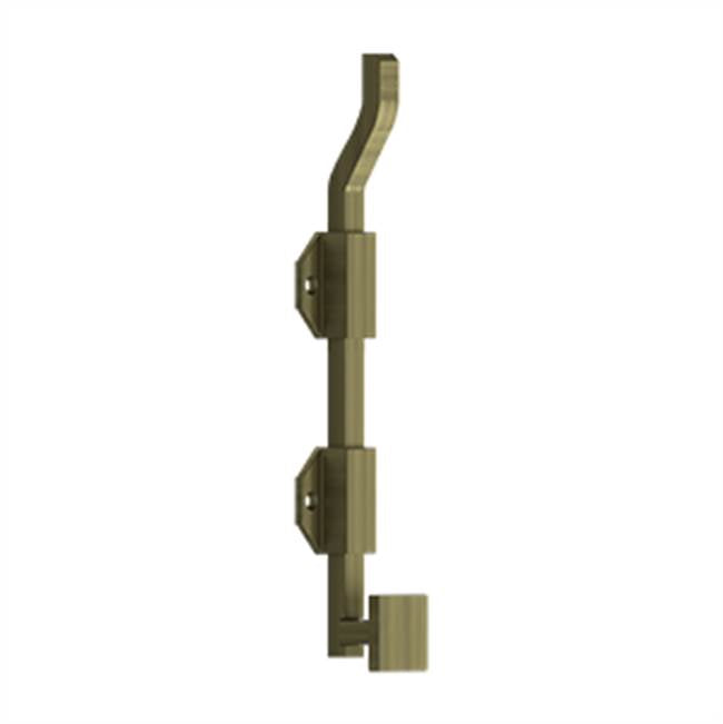 Deltana FPGM10 10 Modern Offset Surface Bolt, HD, Solid Brass