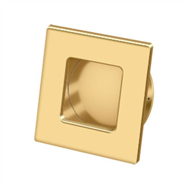 Deltana FPS234 Flush Pull, Square, HD, 2-3/4 x 2-3/4, Solid Brass - Parent
