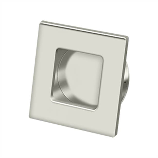 Deltana FPS234 Flush Pull, Square, HD, 2-3/4 x 2-3/4, Solid Brass