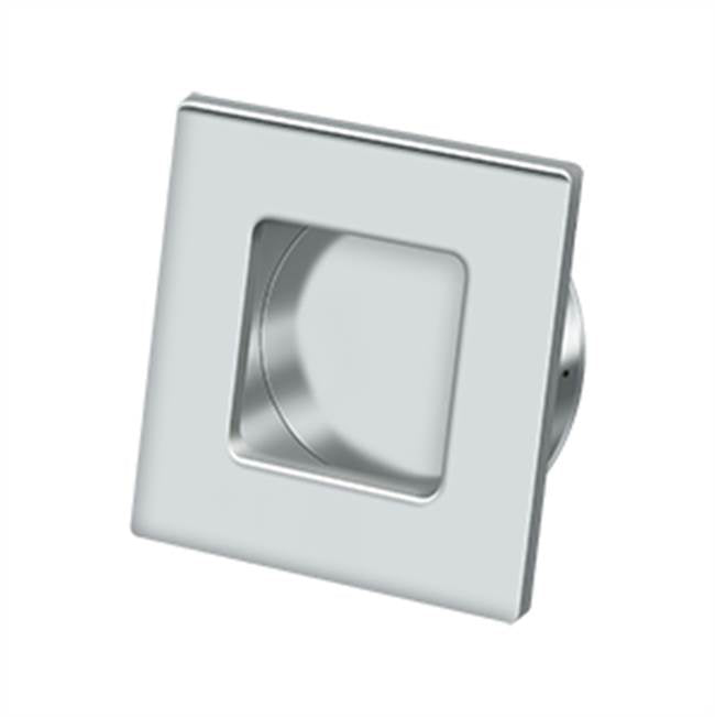 Deltana FPS234 Flush Pull, Square, HD, 2-3/4 x 2-3/4, Solid Brass