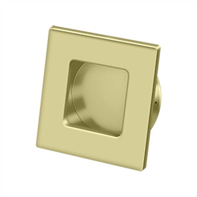 Deltana FPS234 Flush Pull, Square, HD, 2-3/4 x 2-3/4, Solid Brass