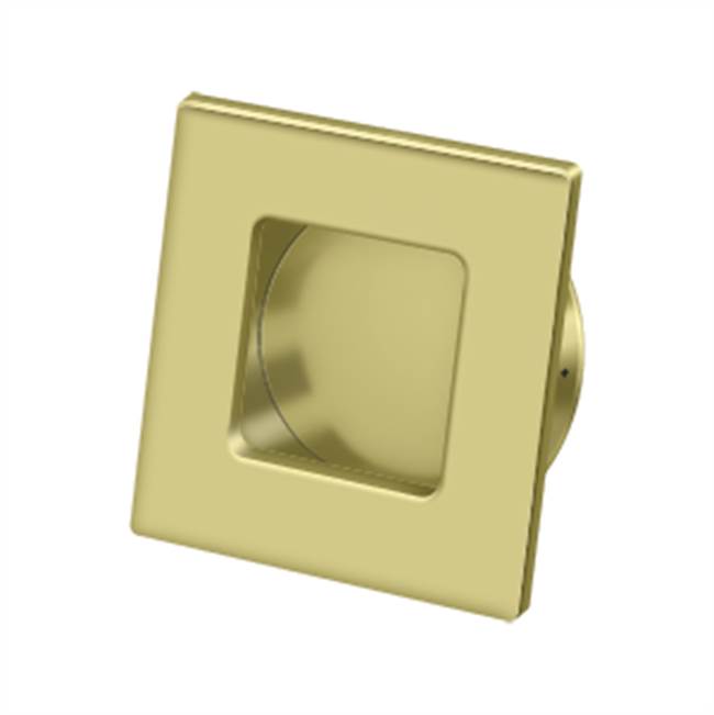 Deltana FPS234 Flush Pull, Square, HD, 2-3/4 x 2-3/4, Solid Brass
