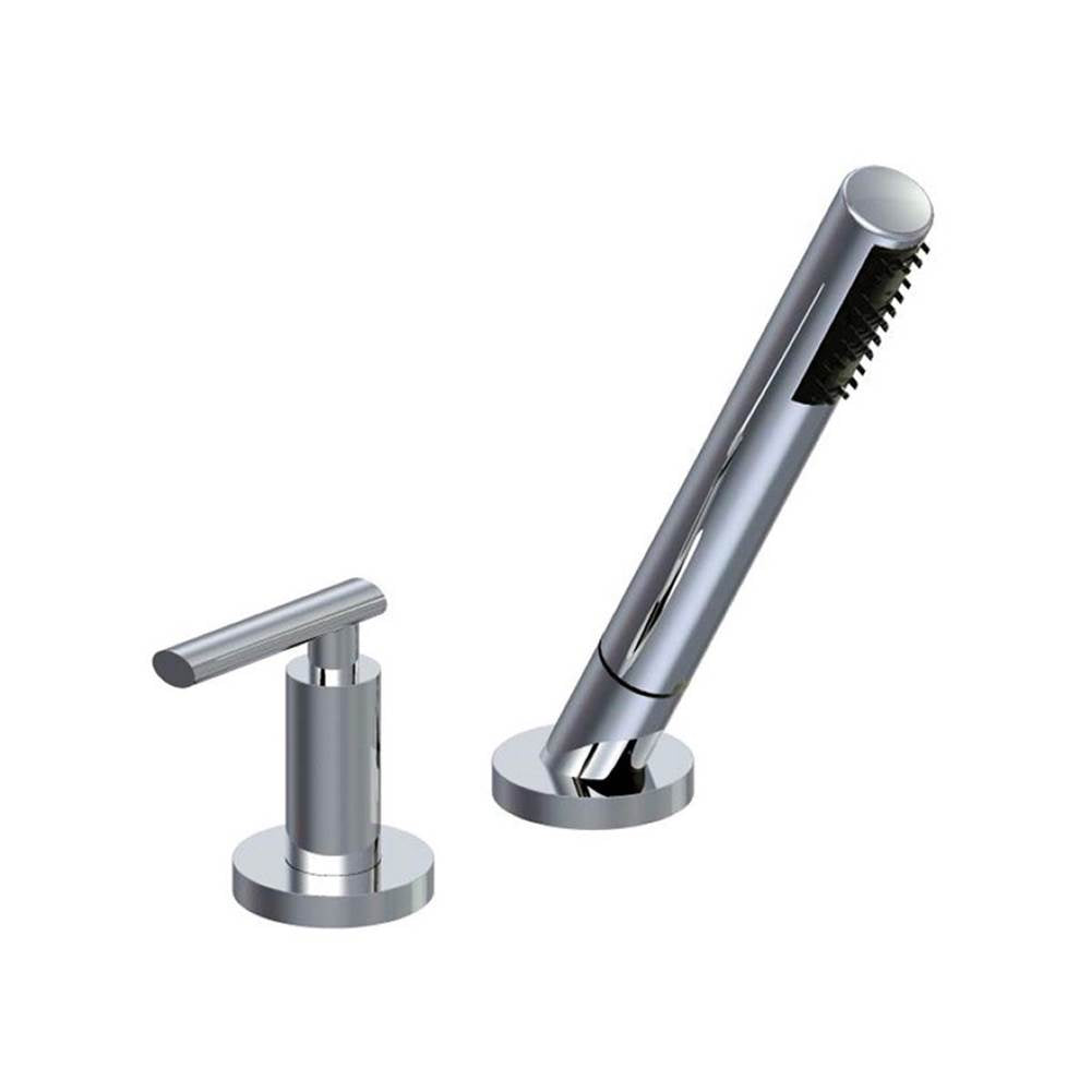 Franz Viegener FV133/59L.0 Nerea Lever Plus Deck Mounted Roman Diverter Valve And Handshower Assembly - Parent