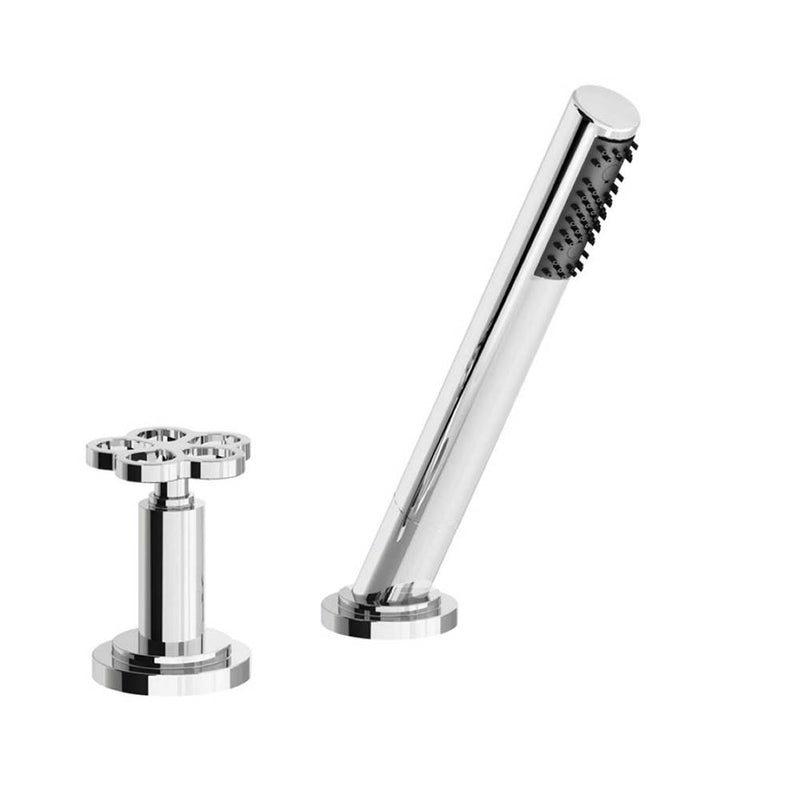 Franz Viegener FV133/J1.0 Industrial Chic Deck Mounted Roman Diverter Valve And Handshower Assembly - Parent