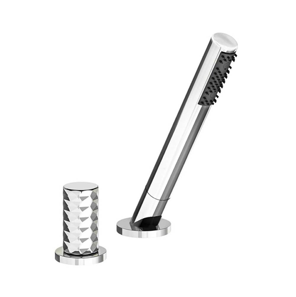 Franz Viegener FV133/J2D.0 Lollipop Diamond Deck Mounted Roman Diverter Valve And Handshower Assembly - Parent