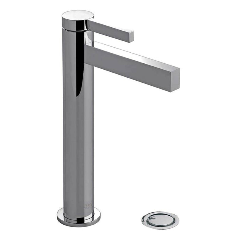 Franz Viegener FV181.02/J2 Lollipop Tall Vessel Height, Single Handle Lavatory Set, With Push-down Pop-up Drain Assembly - Parent