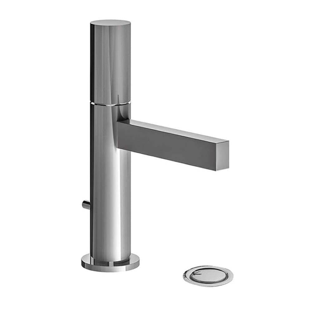 Franz Viegener FV182/J2P Lollipop Single Handle Lavatory Set, Plain Cylinder Handle, With Pop - Up Drain Assembly - Parent