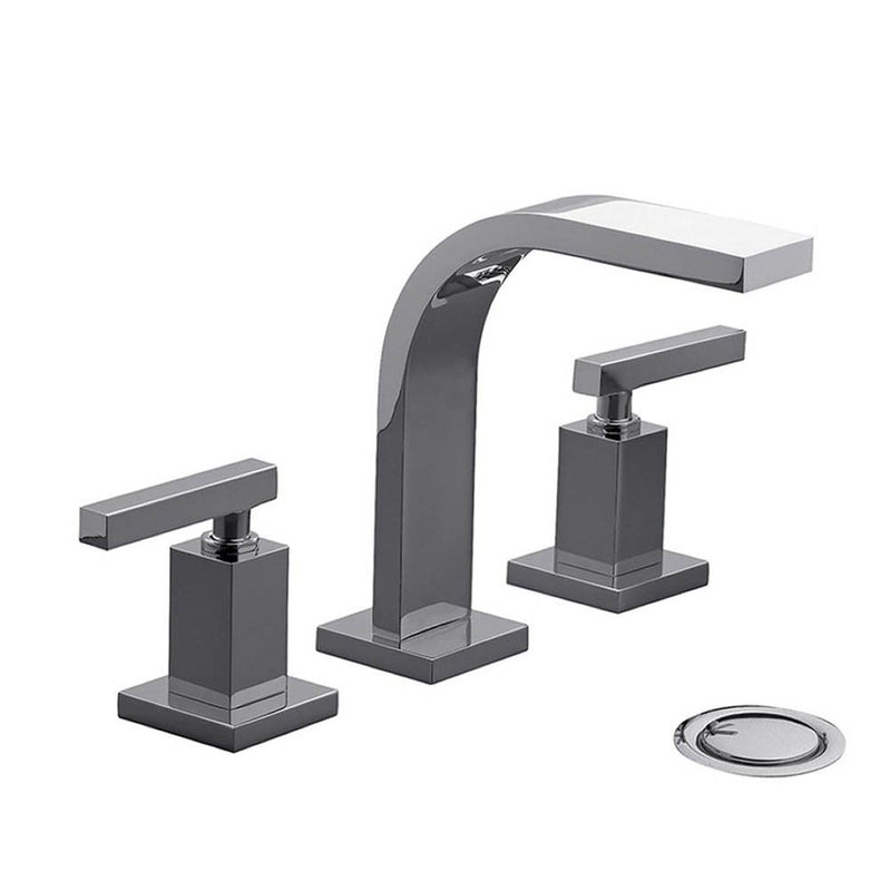 Franz Viegener FV201/85L Dominic Lever Plus Widespread Lavatory Faucet With Push Down Pop - Up Drain Assembly - Parent