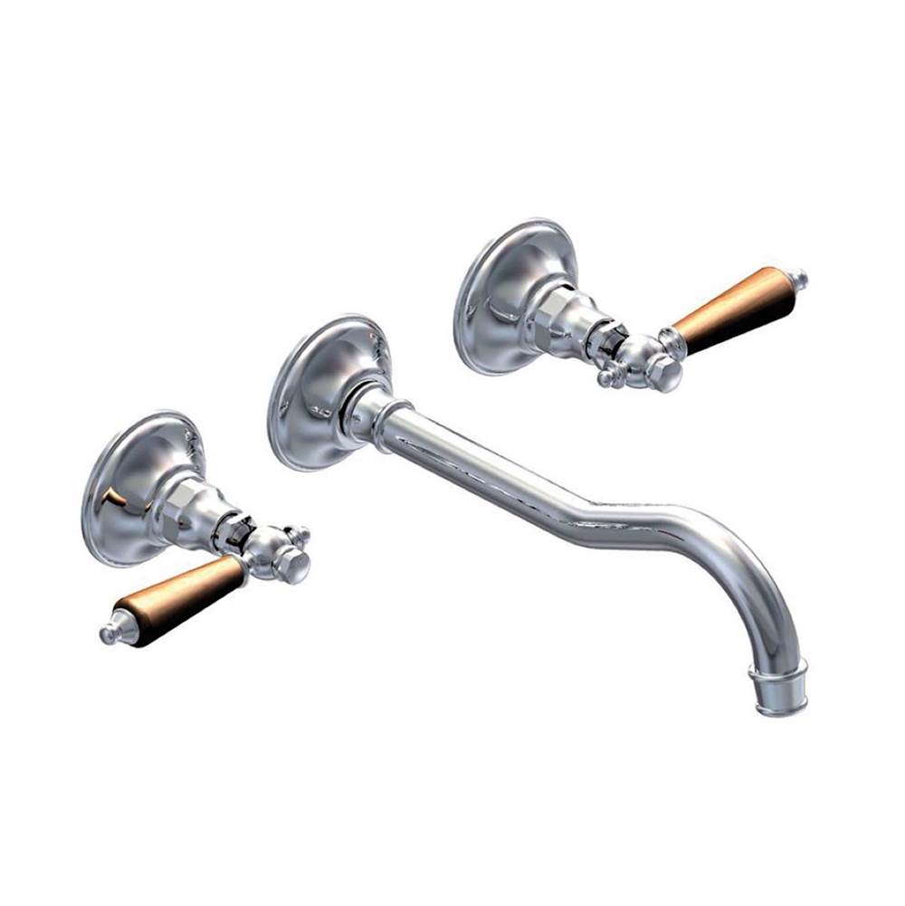 Franz Viegener FV203/58W.0 Revere Wood Wall - Mounted Lavatory Faucet, Less Drain Assembly, Trim Only - Parent