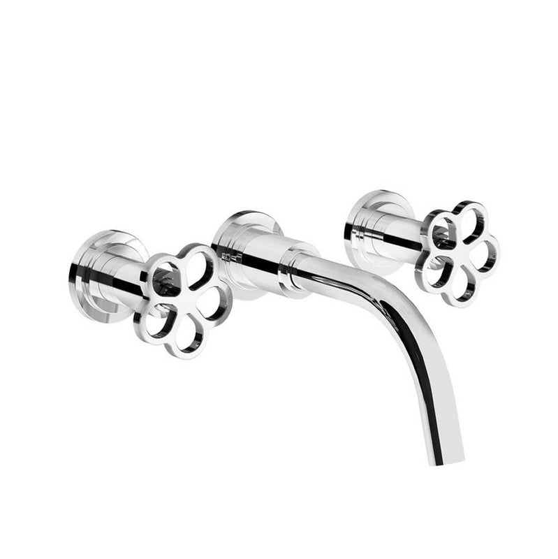 Franz Viegener FV203/J1.0 Industrial Chic Wall - Mounted Lavatory Faucet, Less Drain Assembly, Trim Only - Parent