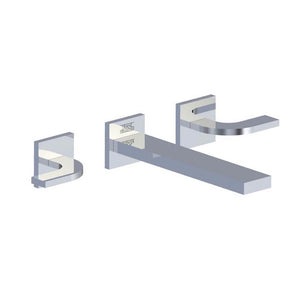 Franz Viegener FV203/J4.0 Domino Wall - Mounted Lavatory Faucet, Less Drain Assembly, Trim Only