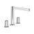 Franz Viegener FV210/J2D Lollipop Diamond Deck Mounted Roman Bath Faucet 3/4" Valves, Diamond Cylinder Handle - Parent