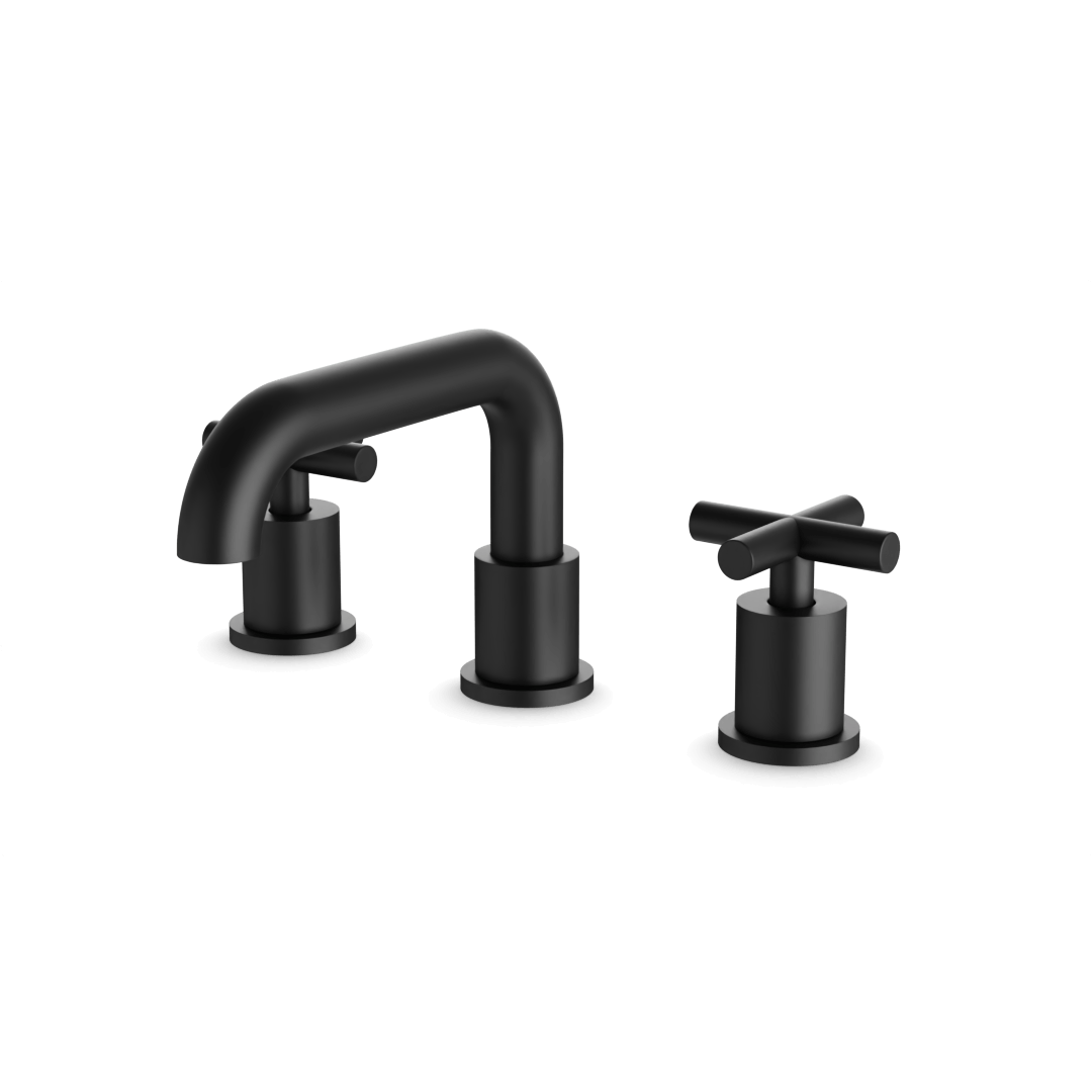 Artos FS314 Opera 8" Widespread Bathroom Faucet With Low Spout & Cross Handles - Parent