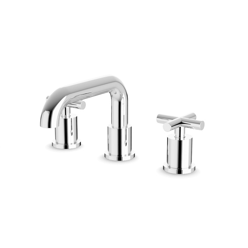 Artos FS314 Opera 8" Widespread Bathroom Faucet With Low Spout & Cross Handles