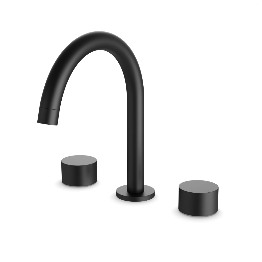 Artos FS324 Opera 8" Widespread Bathroom Faucet With Arc Spout & Disc Handles - Parent