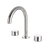 Artos FS324 Opera 8" Widespread Bathroom Faucet With Arc Spout & Disc Handles