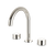 Artos FS324 Opera 8" Widespread Bathroom Faucet With Arc Spout & Disc Handles