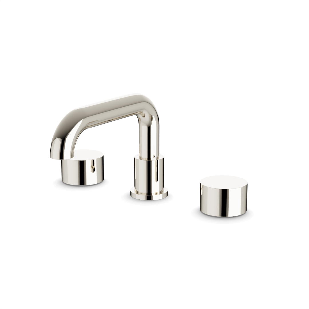 Artos FS325 Opera 8" Widespread Bathroom Faucet With Low Spout & Disc Handles