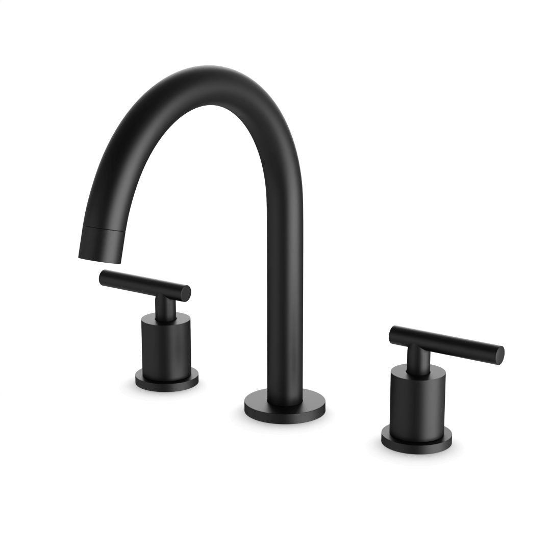 Artos FS328 Opera 8" Widespread Bathroom Faucet With Arc Spout & Lever Handles - Parent