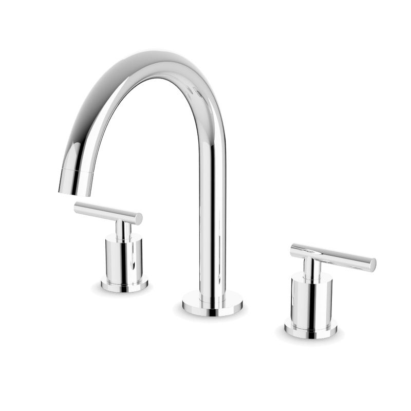 Artos FS328 Opera 8" Widespread Bathroom Faucet With Arc Spout & Lever Handles